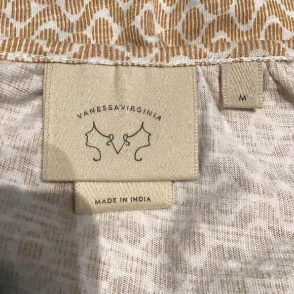 Anthropologie VanessaVirginia Boho Long Sleeve Top - Picture 5 of 8